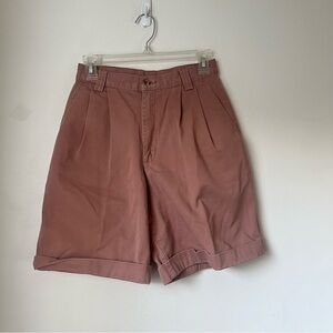 Lands' End Women's High Waist Shorts - Brown